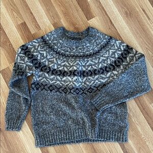 Abercrombie & Fitch women’s fair isle sweater